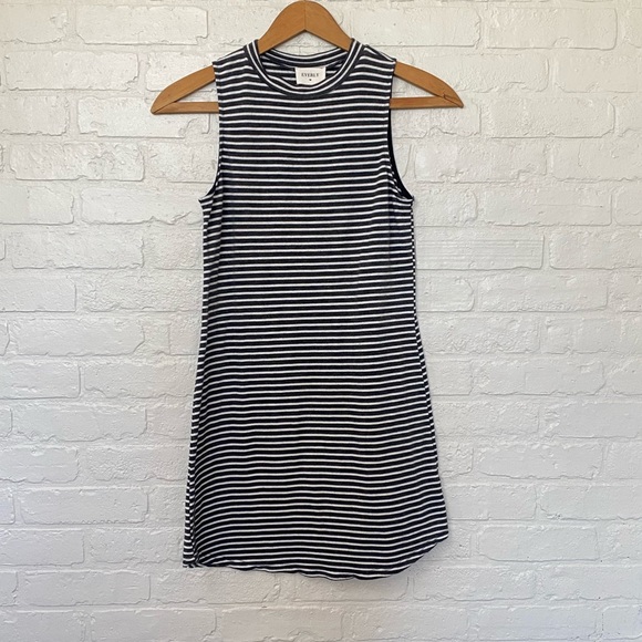 Everly Striped Sleeveless Mini Dress - Picture 1 of 4